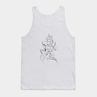 Cybersigilism abstract spikes Tank Top